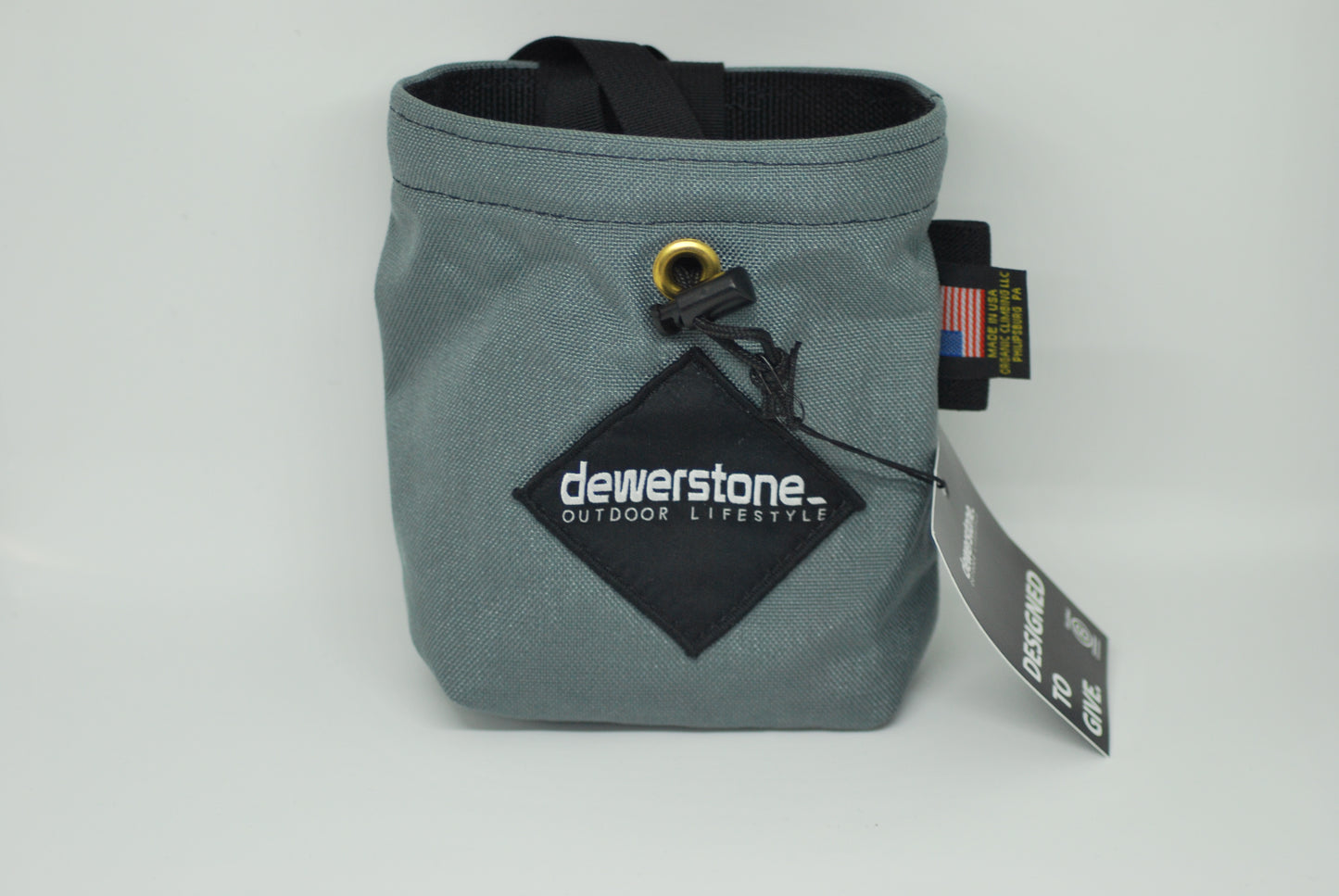 Grey Climbing chalk bag